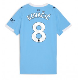 Dámské fotbalový oblečení Manchester City Mateo Kovacic #8 Domácí košile 2025-26 Krátkým Rukávem